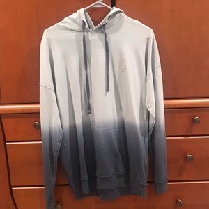 Ivory ella blue and gold ombré sweatshirt